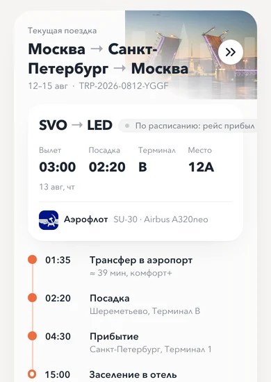 Приложение сотрудника